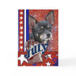 July 4th Firecracker - Chihuahua Card