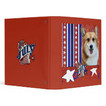 July 4th Firecracker - Corgi - Owen Binders