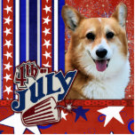 July 4th Firecracker - Corgi - Owen Acrylic Cut Outs