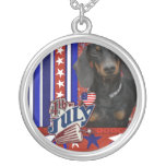 July 4th Firecracker - Dachshund - Winston Necklace