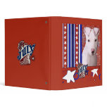 July 4th Firecracker - Pitbull Puppy - Petey binders