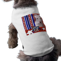 July 4th Firecracker - Pitbull Puppy - Petey Pet T-shirt