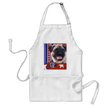 July 4th Firecracker - Pug Apron