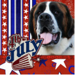 July 4th Firecracker - St Bernard - Mae Cut Out