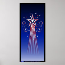July 4th fireworks print