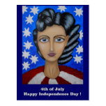 July 4th Happy Independence Day! Postcard