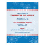 July 4th Party Explosion Party Invitation