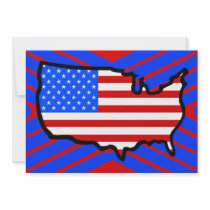 July 4th Party Invitation invitations
