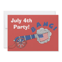July 4th Party Invitation invitations