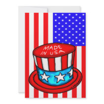 July 4th Party Invitation invitations