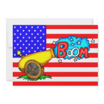 July 4th Party Invitation invitations