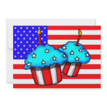 July 4th Party Invitation invitations