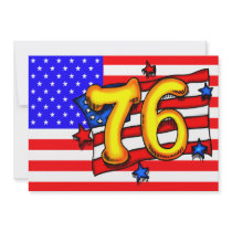 July 4th Party Invitation invitations