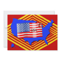 July 4th Party Invitation invitations