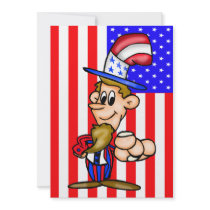 July 4th Party Invitation invitations