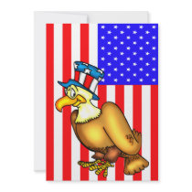 July 4th Party Invitation invitations