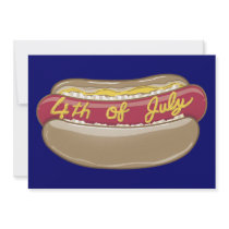 July 4th Party Invitation invitations