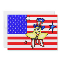 July 4th Party Invitation invitations