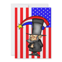 July 4th Party Invitation invitations