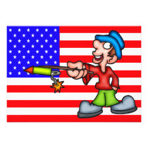 July 4th Party Invitation invitations