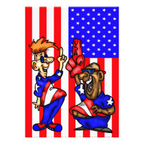 July 4th Party Invitation invitations
