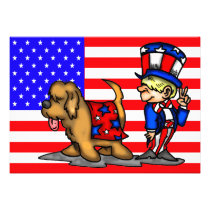 July 4th Party Invitation invitations