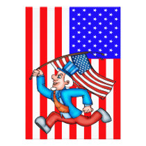 July 4th Party Invitation invitations