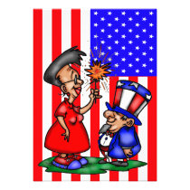 July 4th Party Invitation invitations