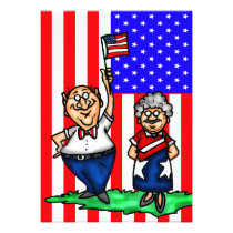 July 4th Party Invitation invitations