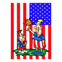 July 4th Party Invitation invitations