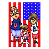 July 4th Party Invitation invitations
