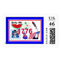 July 4th postage by mrsheldo July 4th postage