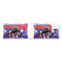 July 4th - Shih Tzu - Stella Bumper Stickers