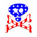 July 4th Skull & Crossbones shirt