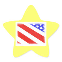 July 4th Star stickers