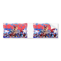 July 4th - Yorkie - Vinnie Bumper Sticker