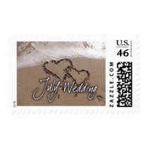 July Beach Destination Wedding - Customized Stamps