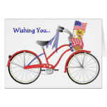 July Bicycle Card
