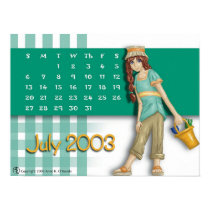 July Calendar 2003 posters by anneaok July Calendar 2003 posters