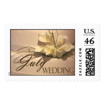 July Calla Wedding Cake postage
