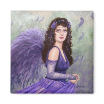 July Fairy by Fantasy artist Lori Karels Magnet