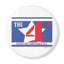 July Fourth magnets by DigitalLimn July Fourth magnets