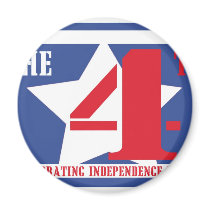 July Fourth magnets by DigitalLimn July Fourth magnets