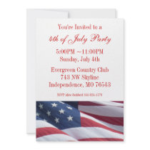 July Fourth or Election Campaign Party Invitations
