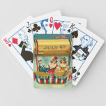July Fourth Vintage Bicycle Card Deck
