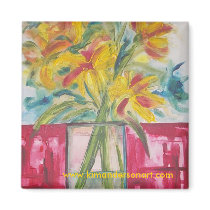 "July" magnet by kimandersonart "July" magnet