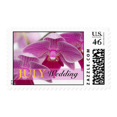 July Orchid Postage