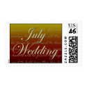 July Sunset Wedding Postage postage by aslentz July Sunset Wedding Postage postage