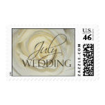 July Wedding Postage cream rose