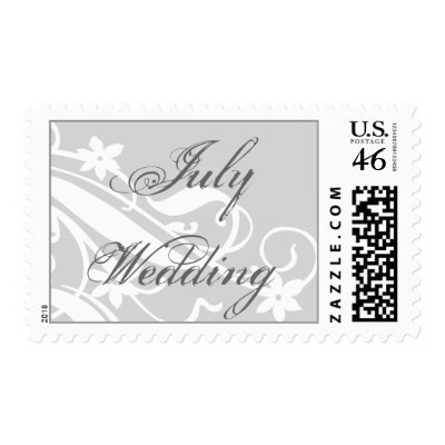July Wedding Postage Stamp by TDSwhite